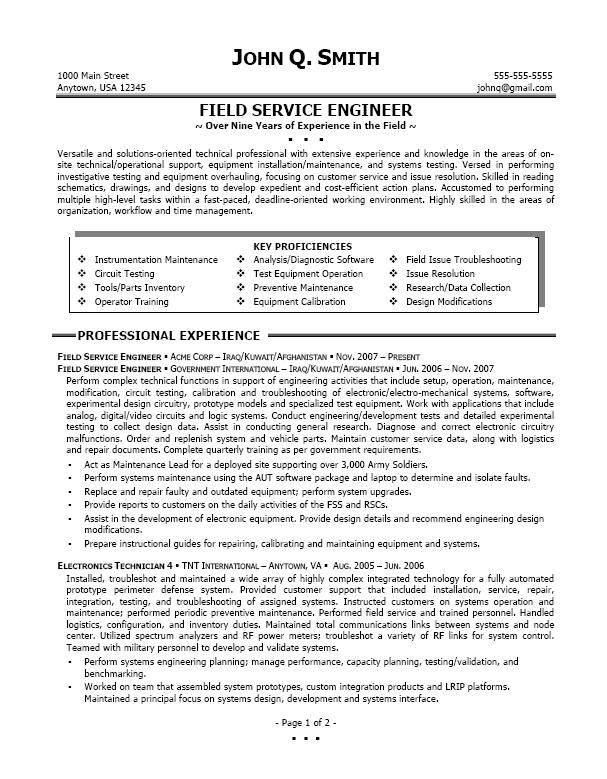 engineering resume services