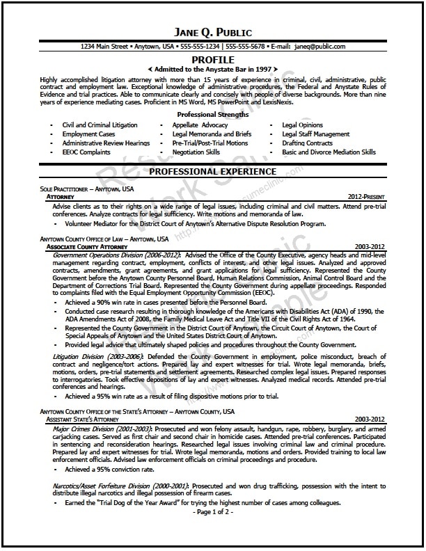 federal court mediator resume writers