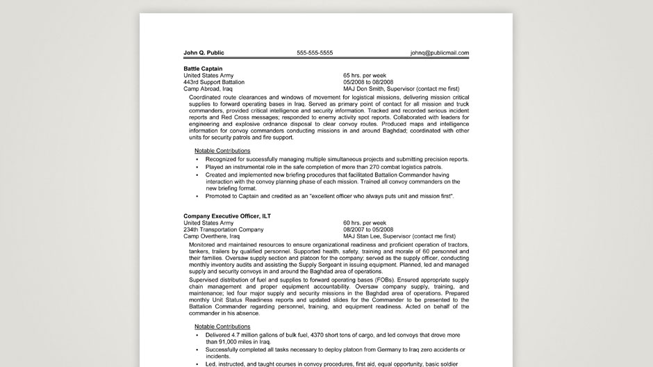 logistics management specialist resume