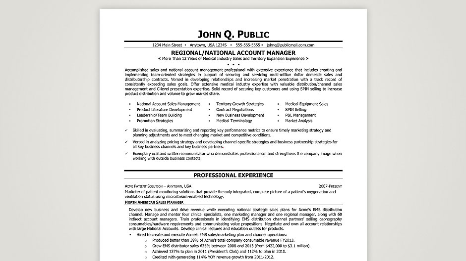 writing a federal resumes